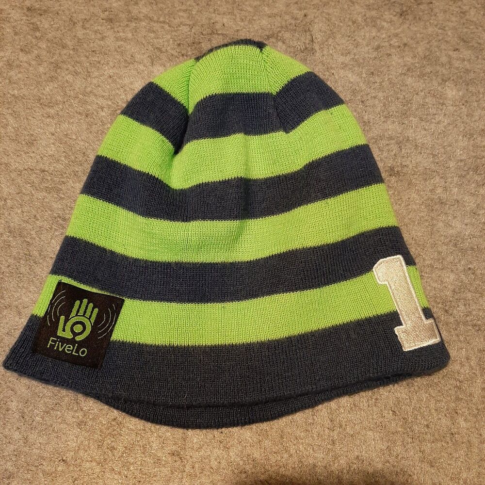 Seattle Seahawks 12th Man FiveLo Beanie - Striped